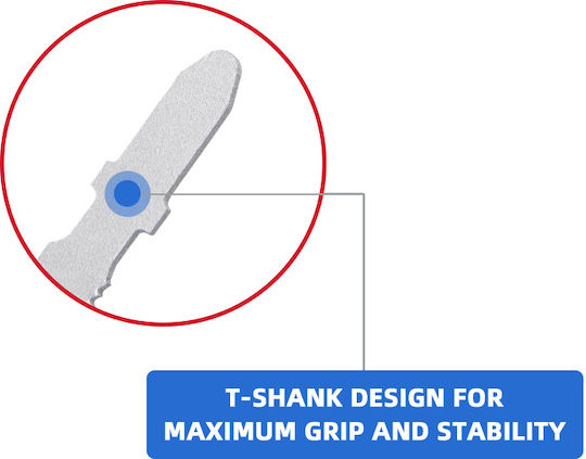 Deli DH-QJT012-E4 Blades for Metal 5 Pieces