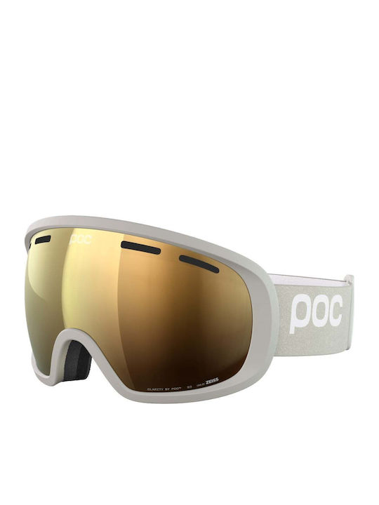 Poc Masca Ski Si Snowboard Adulți Gri Cu Lentilă Oglindă În Culoare Gri Poc Masca Ski Si Snowboard Adulți Gri Cu Lentilă Oglindă În Culoare Gri