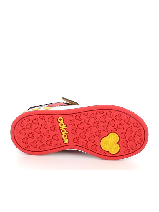 Grand Court Mickey Παιδικά Sneakers Μαύρα