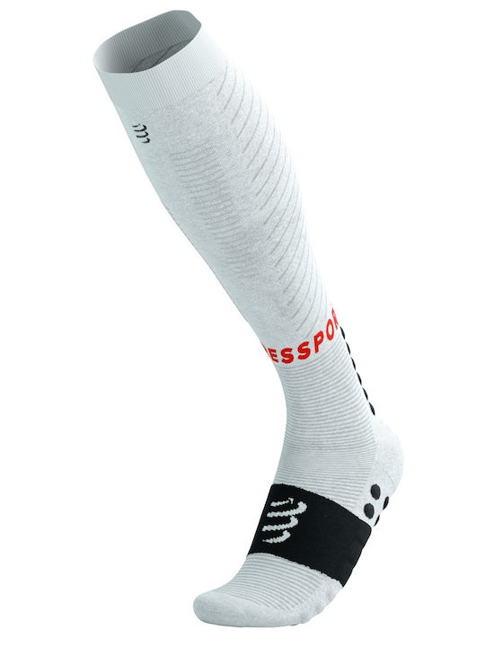 Compressport 2.0 Recuperare Sosete Sport Albe 1 Pereche