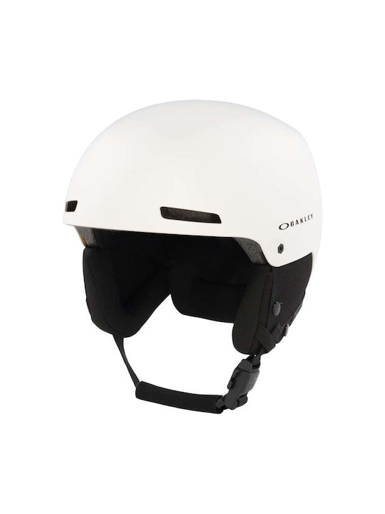 Oakley Cască pentru schi și snowboard pentru bărbați în culoare albă