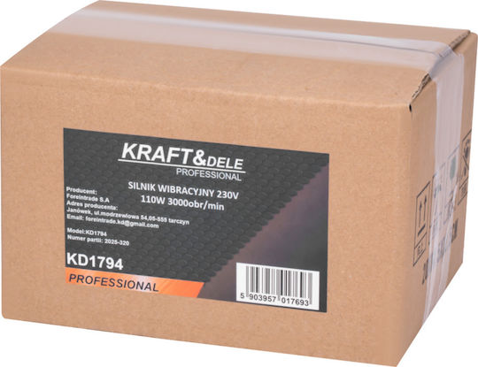 Kraft & Dele Motor Electric Monofazat Cu Turație Maximă 3000rpm 230V