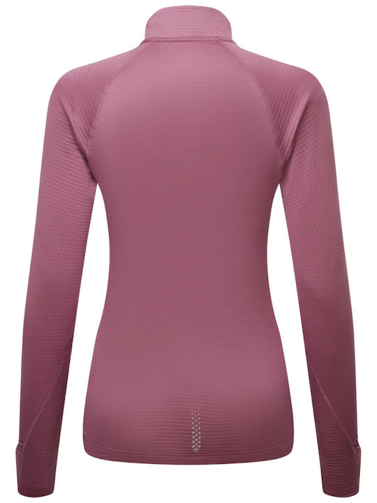 Bluza Damă Sport Uscare Rapidă Roz