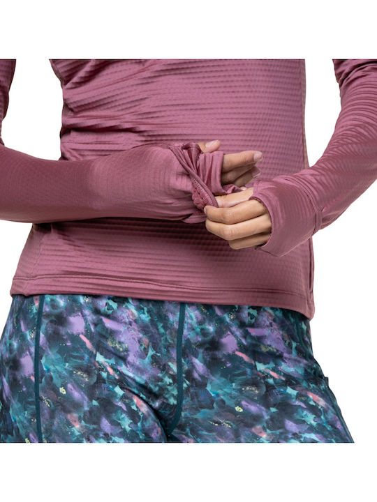 Bluza Damă Sport Uscare Rapidă Roz