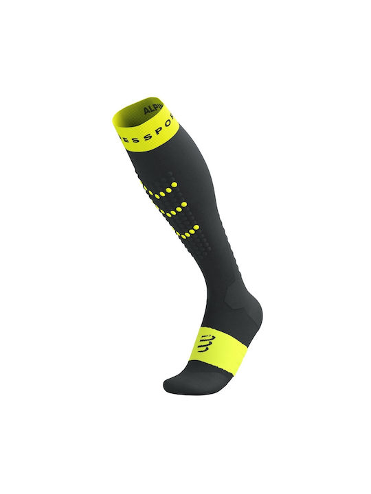 Compressport Ski- und Snowboardsocken Schwarz 1 Paar