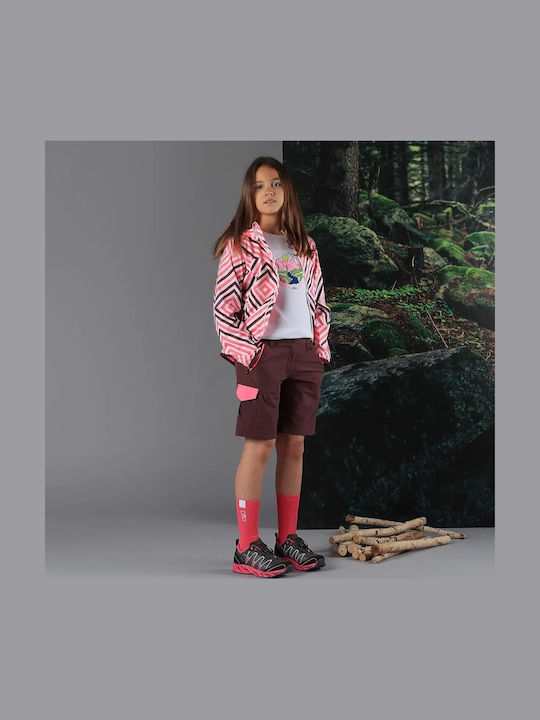 Kids Fabric Shorts/Bermuda Burgundy
