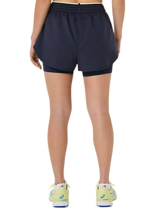 ASICS Șort pentru femei albastru Match Ss 2042A352-400