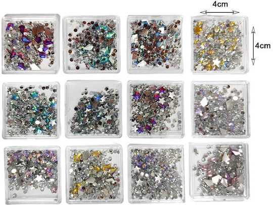 Nail Decorations Various Designs 12 Pieces Nail Decorations 12pcs