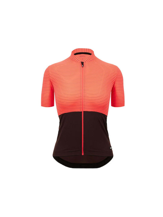 Santini Women's Short Sleeve Cycling Jersey Black