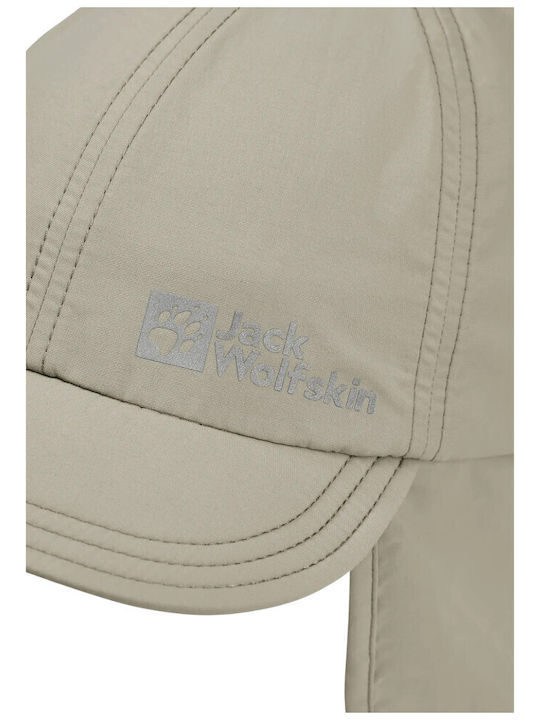 Jack Wolfskin Palarie Copii Tesatura Cu Protectie Solara Bej
