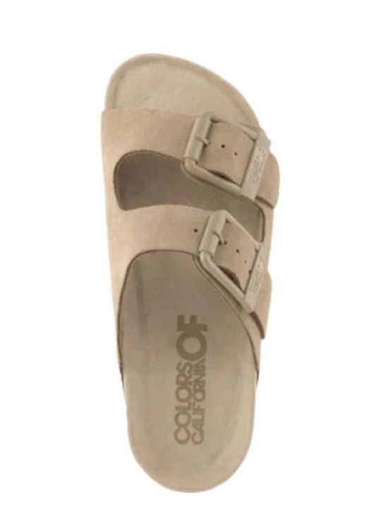 Colors Of California Women's Flat Sandals Brown Colors Of California Women's Flat Sandals Brown