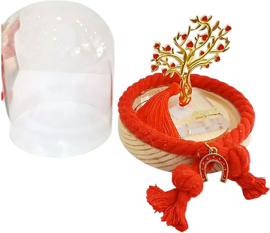 Kalliopi Silver Handmade Tabletop New Year's Lucky Charm Little Tree Gold Glass 2027
