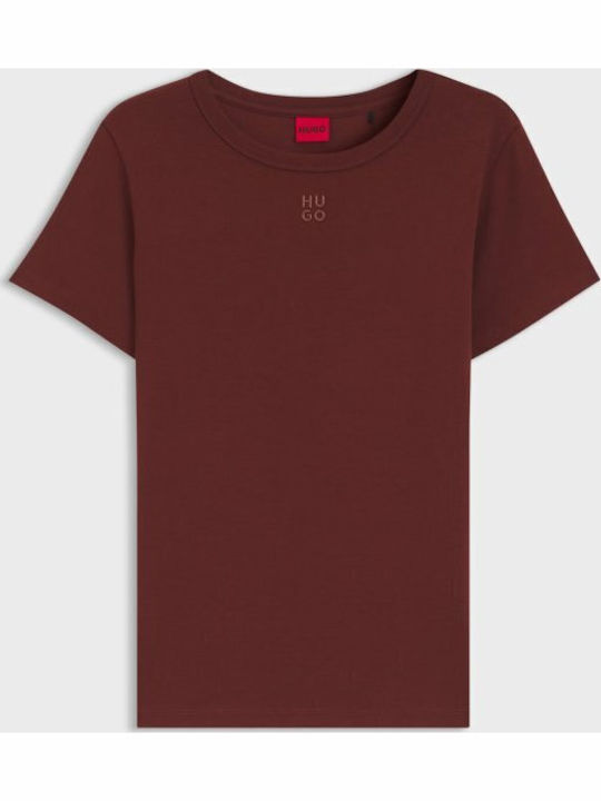 Hugo Women's T-shirt Brown