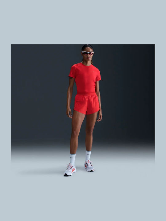 Aeroswift Pantaloni Scurți Sport Pentru Femei Dri-Fit Roșii