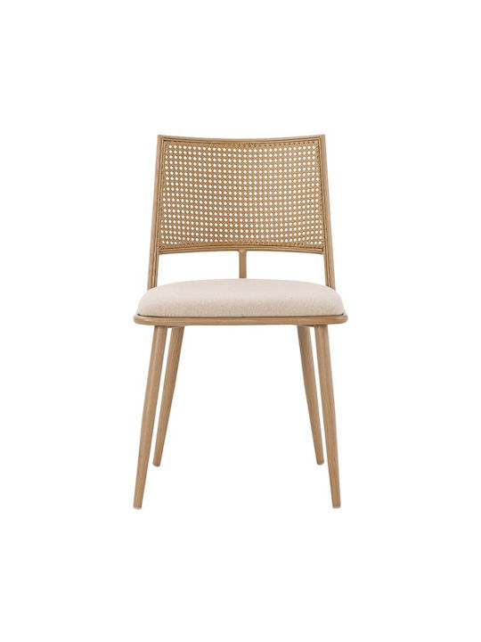 Giulia Ess- und Küchenstühle Metallisch Beige 4 Stück 49x52x80cm