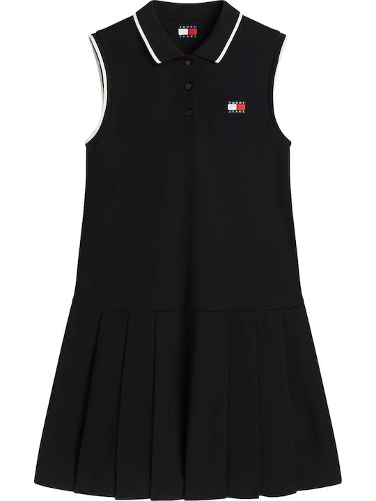 Summer Mini T-Shirt Dress Bds/Black
