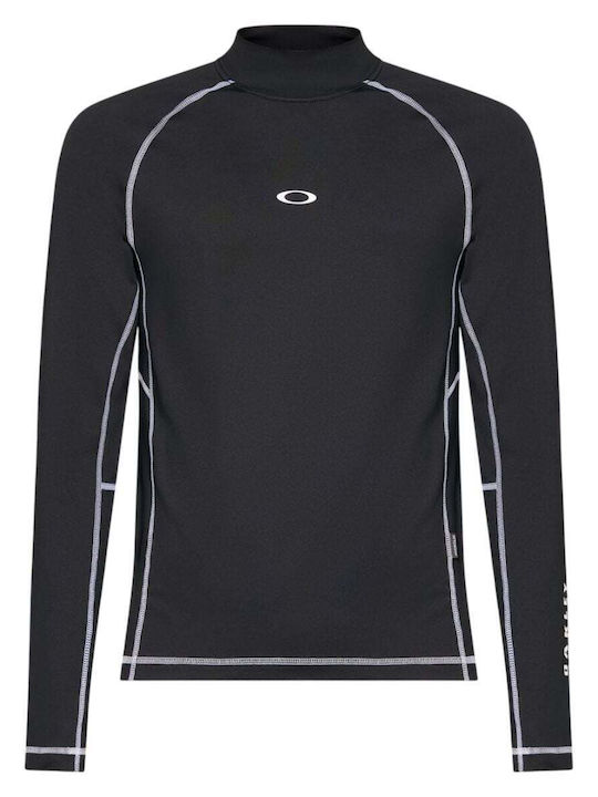 Oakley Tricou de Protecție Solară cu Mâneci Lungi pentru Bărbați Negru