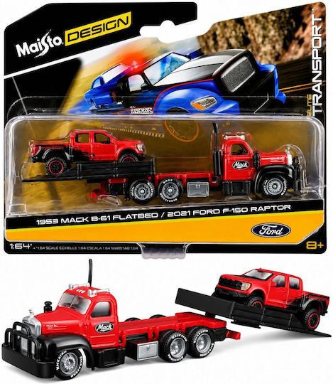Maisto Set cu camion 1:64 pentru 8+ Ani