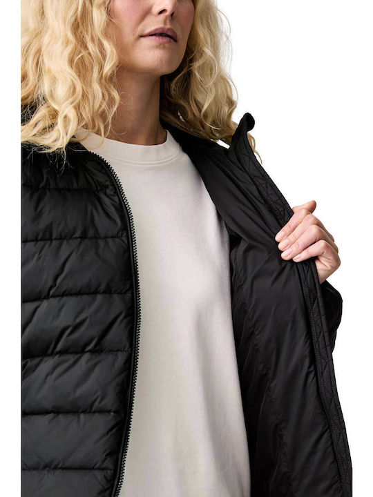 Women's Puffer Jacket for Winter Black