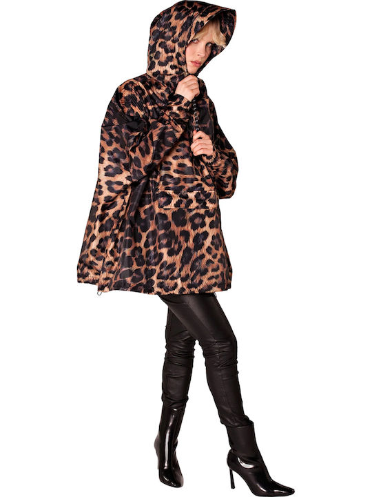 Damenjacke Für Winter Braun-Schwarz