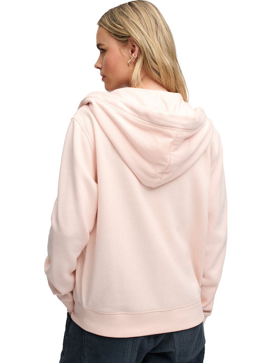 Дамска суитшърт жилетка Rose Blush Pink