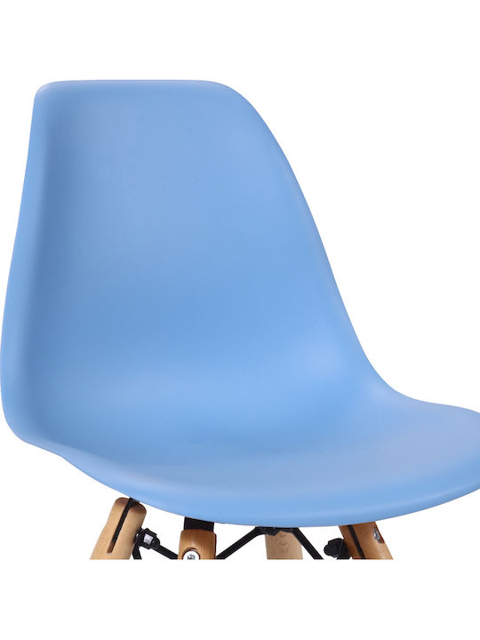 Детски Стол Julita Син 35x31x57.5см