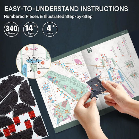 Puzzle 3D Led 340 piese