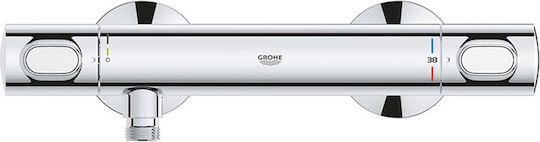 Grohe Σετ Μίκτης & Παροχή Εντοιχισμού για Ντουζιέρα Ασημί Grohe Σετ Μίκτης & Παροχή Εντοιχισμού για Ντουζιέρα Ασημί