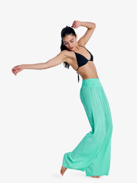 Roxy Women's Beachwear Pants in Green Color