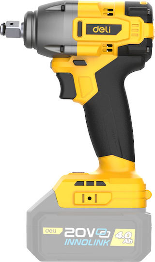 Deli DC235Z Brushless Impact Wrench Battery 20V Solo with 1/2" Socket