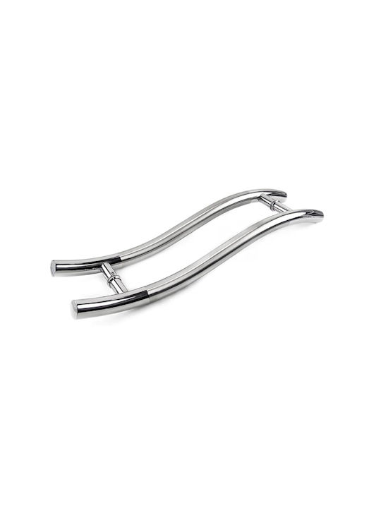 Front Door Handle Pair Stainless Steel