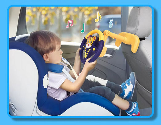 Electronic Steering Wheel with Music and Sounds