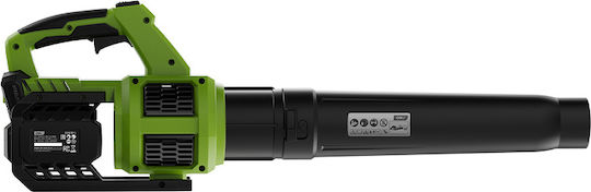 Deli Handheld Leaf Blower 20V with 1 Battery 4Ah & Volume Control