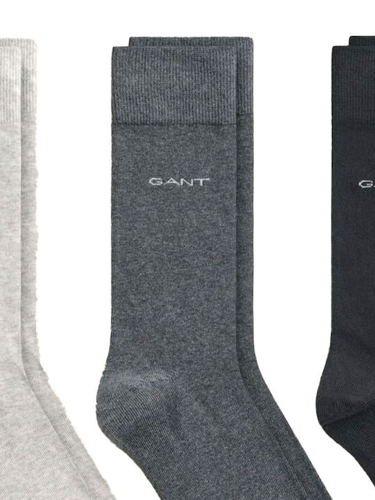 Gant Мъжки Чорапи Черно Сиво 3Pack Gant Мъжки Чорапи Черно Сиво 3Pack
