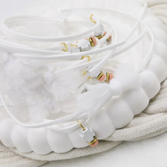 Kymi Taufe Anhänger Armbänder Weiß 50 Stück