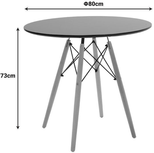 Masă de Bucătărie Relish cu 2 Scaune 80x80cm