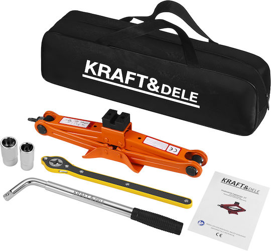 Kraft & Dele Jack Foarfecă Mecanic Cu Capacitate De Ridicare Până La 42 Cm