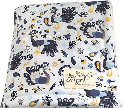 The Angel Peacocks Multicolour 110x140cm Cot Bed Duvet