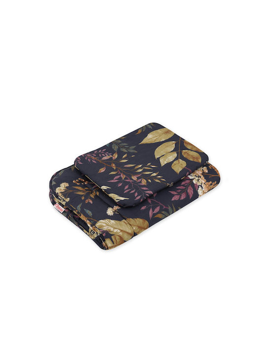 Newborn Cradle Duvet Set Black 75x100cm