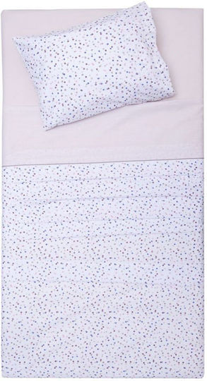 Viopros Baby Duvet Cover Set With Pillowcase Beige 120x160cm