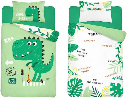 Detexpol Baby Duvet Cover Green 100x135cm