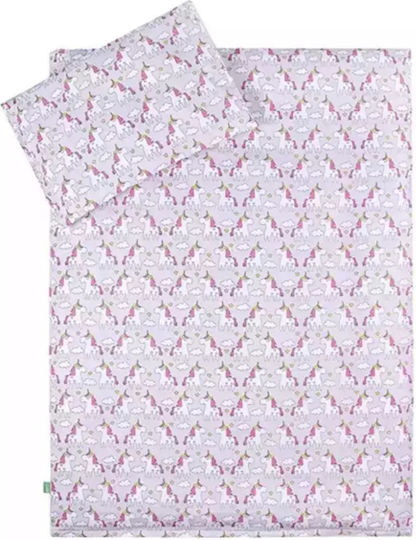 Lulando Сет Бебешка Долен Калъф с Калъфка за Възглавница Multicolored 100x135см. Lulando Сет Бебешка Долен Калъф с Калъфка за Възглавница Multicolored 100x135см.