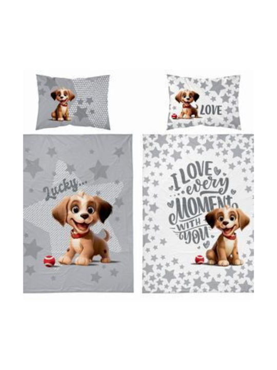 Detexpol Detexpol Baby Bettbezug Set mit Kissenbezug Blau 90x120cm