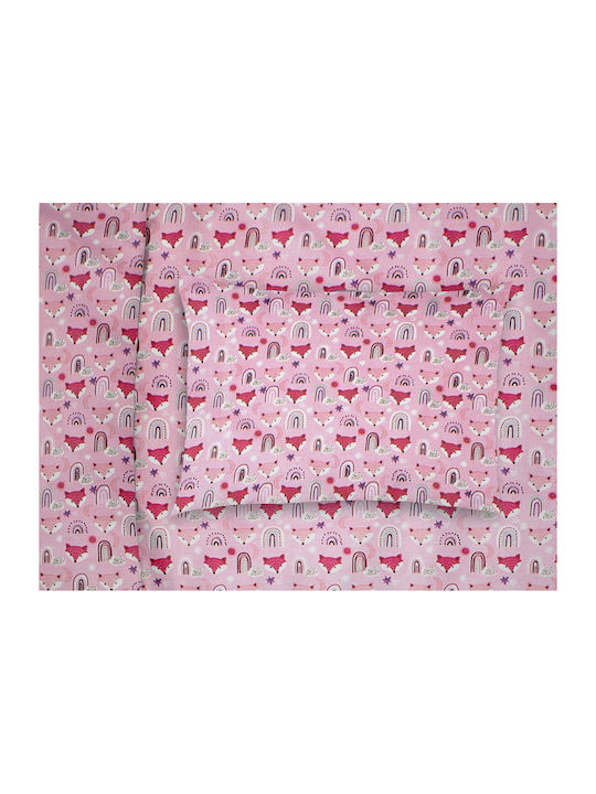 Dimcol Baby Cotton Pillowcase Pink 35x45cm