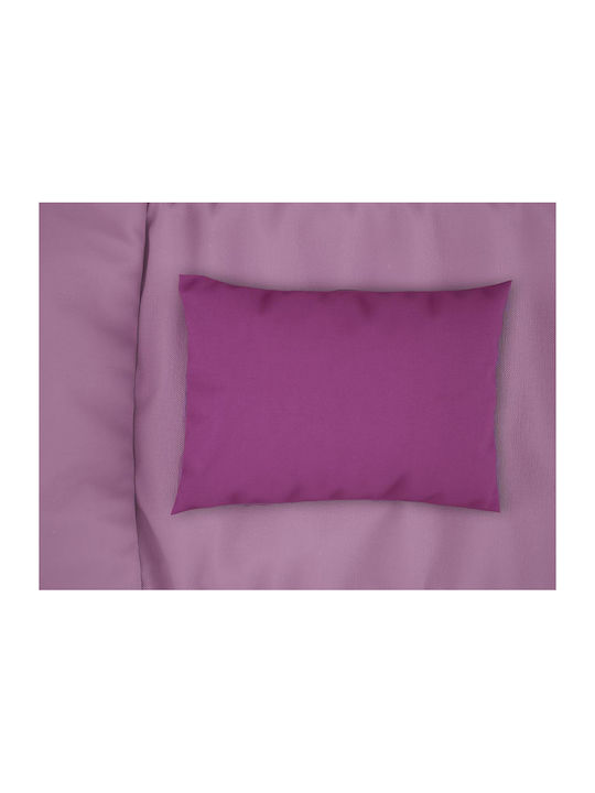 Dimcol Βρεφική Μαξιλαροθήκη Dark Magenta 35x45εκ.