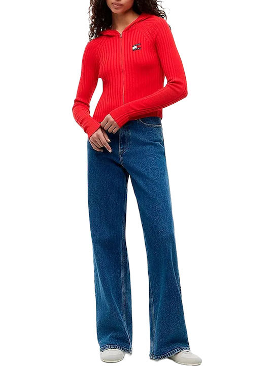 Tjw Women's Knitted Cardigan Amaryllis Red
