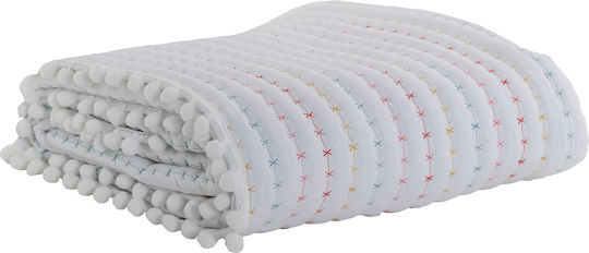 Nef-Nef Homeware Miracle Бебешка кувертюра Микрофибър Многоцветен 110x150см