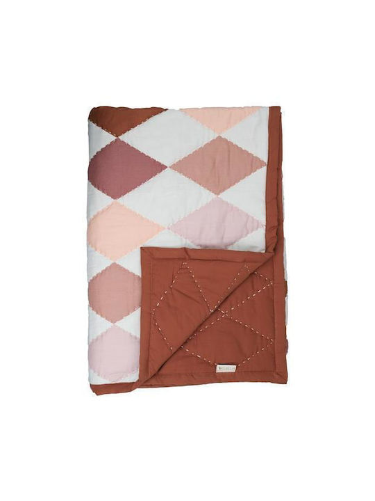 Baby Quilt Baumwolle Rose Mix 110x140cm