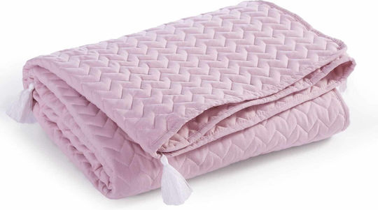 Nef-Nef Homeware Flirt Бебешка кувертюра от полиестер Розов 110x150см