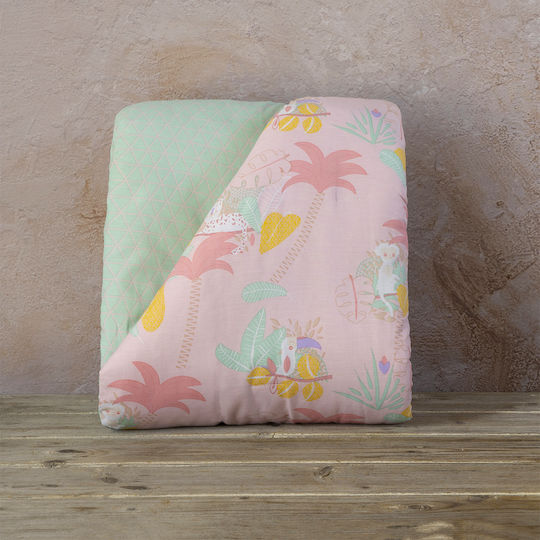 Nima Little Paradise Бебешка кувертюра Памук Многоцветен 100x140см